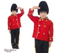 Boys Busby Guard Royal Soldier Costume