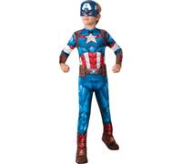 Boys Captain America Fancy Dress Marvel Avengers Book Day Superhero Costume