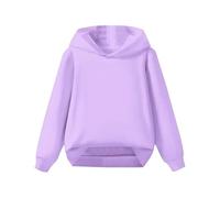 Boys' Cardigans Lightweight Buttons Children's Middle and Large Children's Autumn Solid Color Pullover Sweater Graphic Pullover for Men (Purple, 8-9 Years)