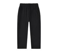Boys Cargo Trousers Elasticed Waist Outdoor Sports Tracksuit Bottoms Straight Leg Jogger Trousers Breathable Suitable Lounge Pants Lightweight Jogging Bottoms Baggy Sweatpants Black