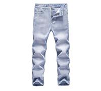 Boys Cargo Trousers Plain Jogging Bottoms Fit School Trouser Parachute Kids Elasticated Waist Joggers Slim Fast Dry Light Blue