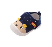 Boys Cartoon Baby Squeaky Sole First Walking Shoes Girls Shoes Non-Slip Infant Trainers Children Soft Baby Shoes Sports Shoes Toddler School Shoes Newborn Crib Shoes, darkblue, 2.5 UK Child