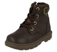Boys Caterpillar Casual Lace Up Boots Towson - Espresso Leather - UK Size 9 - EU Size 27 - US Size 9.5