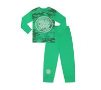 Boys Celtic Football Club Camouflage Long Pyjama Set (13 Years)