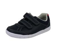 Clarks Emery Sky Toddler Leather Shoes In Navy Standard Fit Size 4