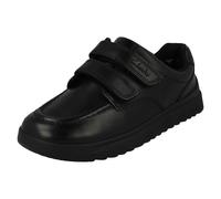 Boys Clarks Double Strap Fastening School Shoes Goal Style K