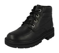 Boys Clarks Lace Up Detailed Ankle Boots Prague Zip K