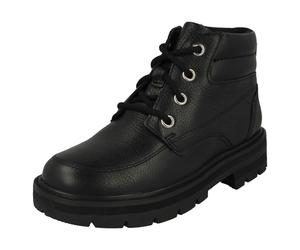 Boys Clarks Lace Up Detailed Ankle Boots Prague Zip K