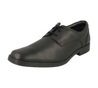 Clarks Boys Clarks Lace Up Formal Shoes Scala Edge Y - Black Leather - UK 3.5 Child - F
