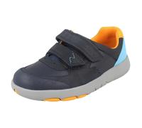 Boys Clarks Leather Hook & Loop Shoes Rex Quest K
