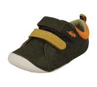 Boys Clarks Leather Toddler Pre-Walker Dinosaur Detail Cruiser Shoes Tiny Rex