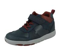 Boys Clarks Rex Park K Casual Hi-Top Trainers