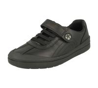 Boys Clarks Smart Football Detailed School Shoes Rock Pass
