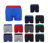 Boys Classic Underwear Cotton Boxers Shorts Trunks Multipack Assorted color Underpants ComfortFlex Waistband Boxer Brief with Fly 5-13 Years Pants (11-12 Years)