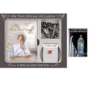 Boys Confirmation Gift Set - My Confirmation Book, Dove Brooch & Lourdes Prayer Card