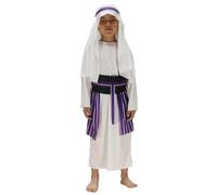 Boys Costume Arabic Sheikh Emirates Prince Children's Robe Role Play Middle East Theme Fun Shack Shepherd Costume For Children Shepherd Nativity Game Christmas Scene
