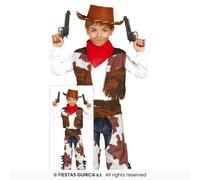 Boys Cowboy Wild West Rodeo Fancy Dress Costume Western Kids Age 3-13