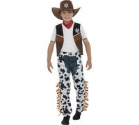 Texan Cowboy Sheriff Toy Story Boy's World Book Day Fancy Dress Costume Free Hat