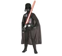 Boys Darth Vader Star Wars Episode VII A New Hope Tween Kids Fancy Dress Costume