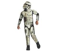 Boys Death Trooper Star Wars Costume Rogue One Movie Kids Fancy Dress Outfit