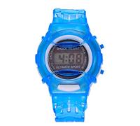 Boys Digital Sport Children Wrist Blue Students Watch Girls Kid's Watch Light up Bag (Blue, One Size)