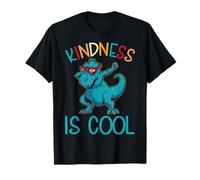 Boys Dino Kids Kindness Is Cool Kindness T-Shirt