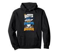 Boys Don't Grow Up Their Diapers Just Get Bigger Pullover Hoodie