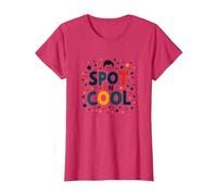 Boy's Dot Day Celebration Joyful Youth Jumping T-Shirt, Women, Red Heather, XXL