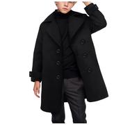 Boys Dress Coats Double Breasted Trench Coat Winter with Pockets 1 to 14 Years Unforgotten Coat (4-5 Years)