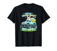 Boys Easter Bunny Monster Truck Egg Hunt Kids Design T-Shirt