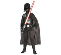 Boys Fancy Dress Star Wars Darth Vader Halloween Villain Childrens Kids Costume