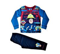 Boys Fireman Sam Pyjamas Character Nightwear 18 months to 5 years (as8, age, 1_year, 2_years, regular, 18-24 months) Blue