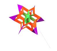 Boys Flying Toy Flower Kites With Bright Color Handmade Flower Design For Beach Park Outdoor Activities High Wind Resistance Polyester Kites