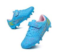 Boys Football Boots Kids Girls Soccer Shoe FG/AG Athletics Soccer Training Sport Shoes Teenager Profession Competition Running Shoes Indoor Outdoor Football Shoes Sneakers for Unisex