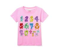 Boys Girls 100% Cotton T-Shirts Unisex Kids Tee for 3-13Y (Pink,11-12 Years,11 Years,12 Years)