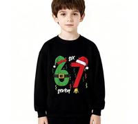 Boys Girls 67 Meme Hoodie Loose Casual Fashion Printed Long Sleeve Sweatshirts School T-Shirt Autumn Winter Holiday Party Travel Essentials Top for 5-12 Years Black