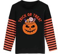 Boys Girls Age 6-7 Years Old Halloween Long Sleeve Shirts Toddler Shirts Glow in The Dark Digger Ghost Bats Tshirts Kids Black Tops Cotton Casual Tees Crewneck Winter Clothes