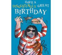 Boys/Girls Birthday Card - General Card for Him/Her - David Walliams Ratburger Design - Have a Disgustingly Great Birthday - Made in the UK