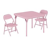 Boys Girls Folding Table And Chairs Set, Activity Table And Chairs Set For Dining Room,daycare,classrooms,pink