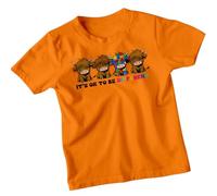 Boys Girls Highland Cow Autism Awareness Day T-Shirt Tee Spectrum Acceptance Support #AD 5-6 Years Orange