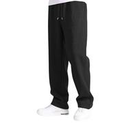 Boys Girls Kids Baggy Joggers Casual Baggy Jogging Tracksuit Bottoms Straight Wide Leg Elasticated Waist Track Sweatpants School Trousers Open Hem Cozy Casual Sports Sweatpants for Kids Black