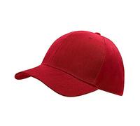 Boys Girls Kids Children's Grey Khaki Pink Navy Royal Blue Black Baseball Cap Summer Hat, 5 to 10 Years Approx. (Red)