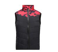 Boys Girls Kids Heated Vest UK Electric Heated Gilet Camouflage USB Heater Clothing Heated Waistcoat Winter Heated Body Warmer 12 Heating Zones Heated Jacket for Motorcycle(No Battery)