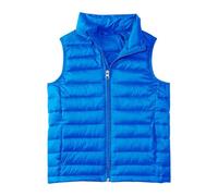 Boys Girls Lightweight Down Vest Casual Sleeveless Packable Collar Waistcoat Jacket for Toddler Boys Girls Solid Plain Puffer Coat Warm Autumn Winter Clothes Outerwear (Sky Blue, 3-4 Years)