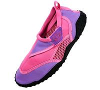 Boys Girls Mens Womens Surf Aqua Shoes Beach Swim Water Shoes Wetsuit Socks (UK 5, Pink)