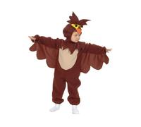 Boys Girls Owl Costume Bird Forest Night Animal Wings Kids Book Week Fancy Dress
