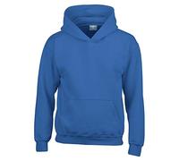 Boys & Girls Plain Hoodies, Winter Wear Birthday Gift For Her, Cute Pull Over Hoodie - Made Of Comfortable Polycotton Material RoyalBlue Youth Medium (Age 7-8)