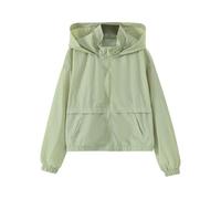 Boys Girls Rain Jacket Spring Fall Waterproof Zipper Hooded Raincoat Teen Kids Plain Lightweight Windbreaker with Pockets Breathable Packable Rain Coat