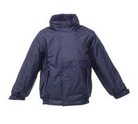 BOYS & GIRLS REGATTA DOVER WATERPROOF FLEECE LINED JACKET (13-14yrs,Navy)
