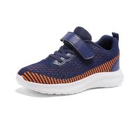 Boys Girls School Shoes Fashion Comfortable Sneakers Kids Sports Athletic Toddlers Home Light Up Trainers for Children/Boys/Girls Dark Blue